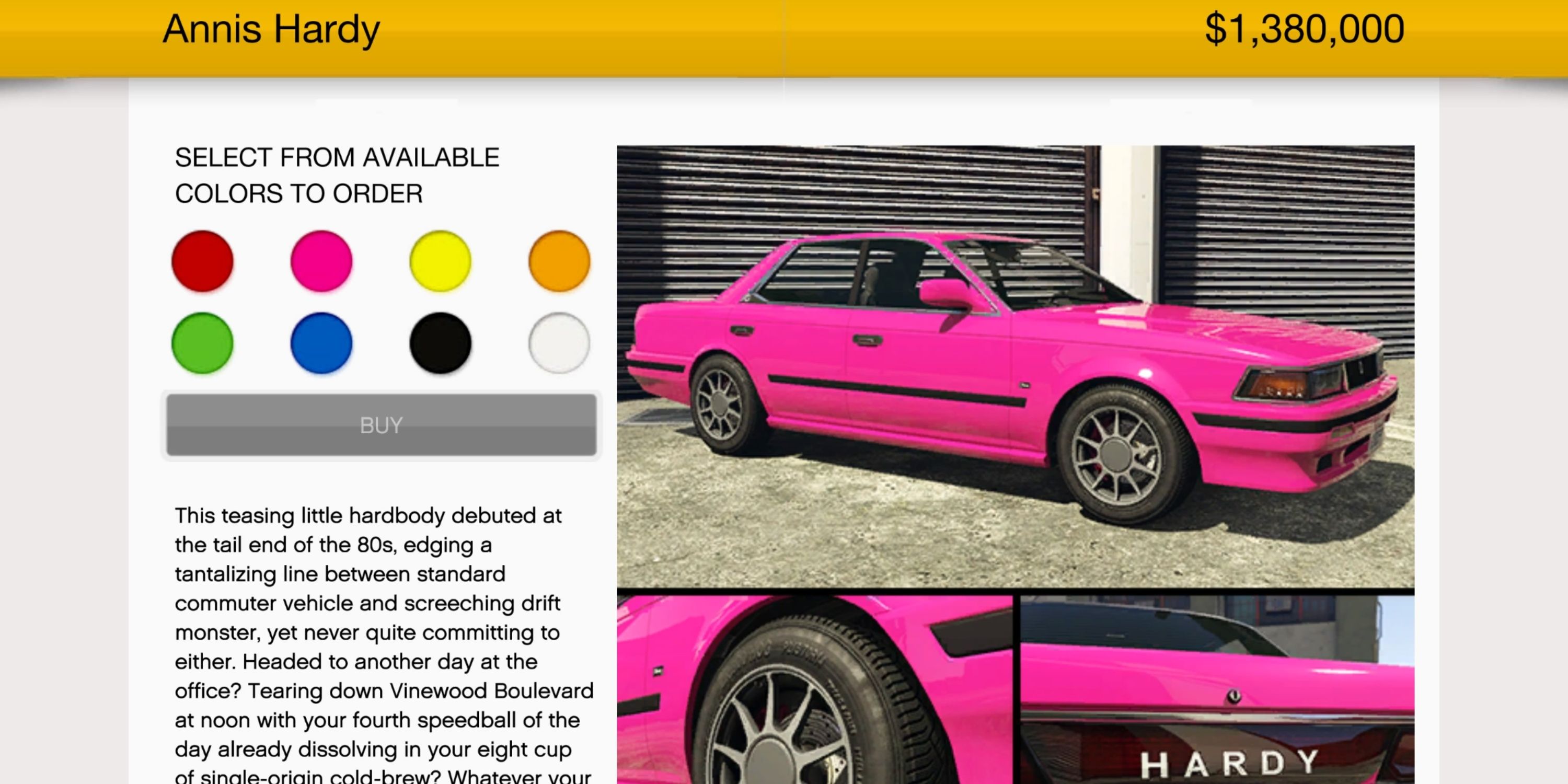 GTA Online：所有前线任务车辆及其价格