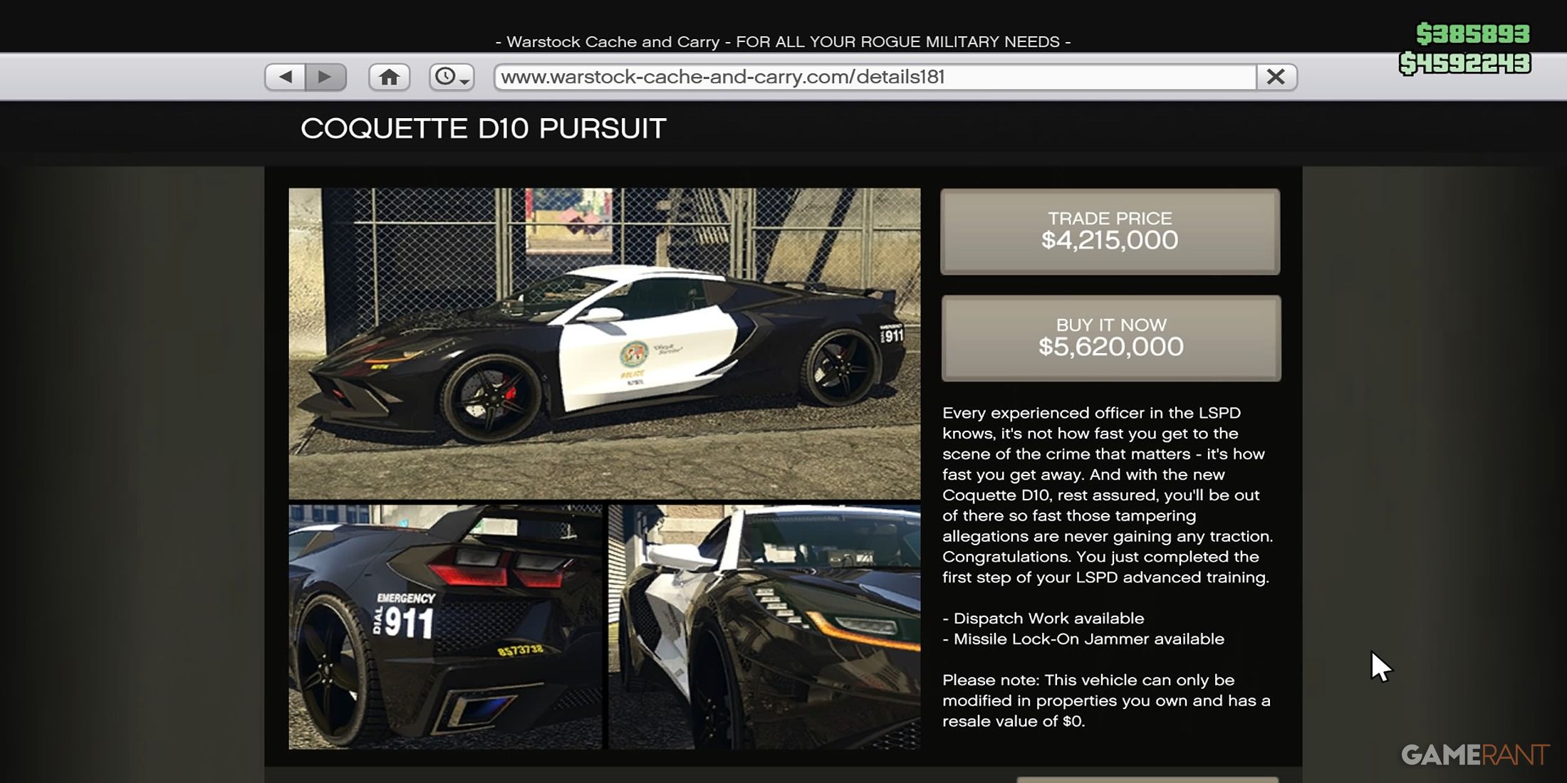 GTA在线模式：《破坏行动特工》更新中引入的7大最佳载具排名
